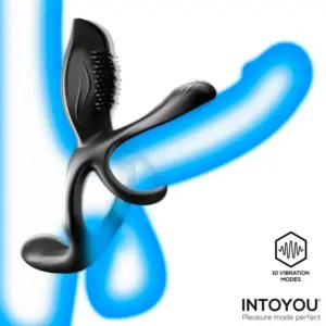 Intoyou Daxer - Dupla péniszgyűrű csiklóstimulátorral - Image 5