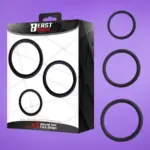 Beas Rings - 3 részes szilikon péniszgyűrű készlet