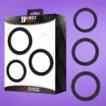 Beast Rings - 3 részes péniszgyűrű készlet (fekete)