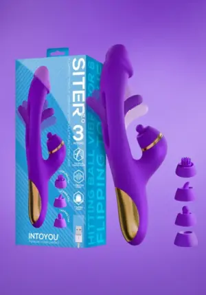 Intoyou Siter 2.0 - Akkus csiklóvibrátor mozgó szárral