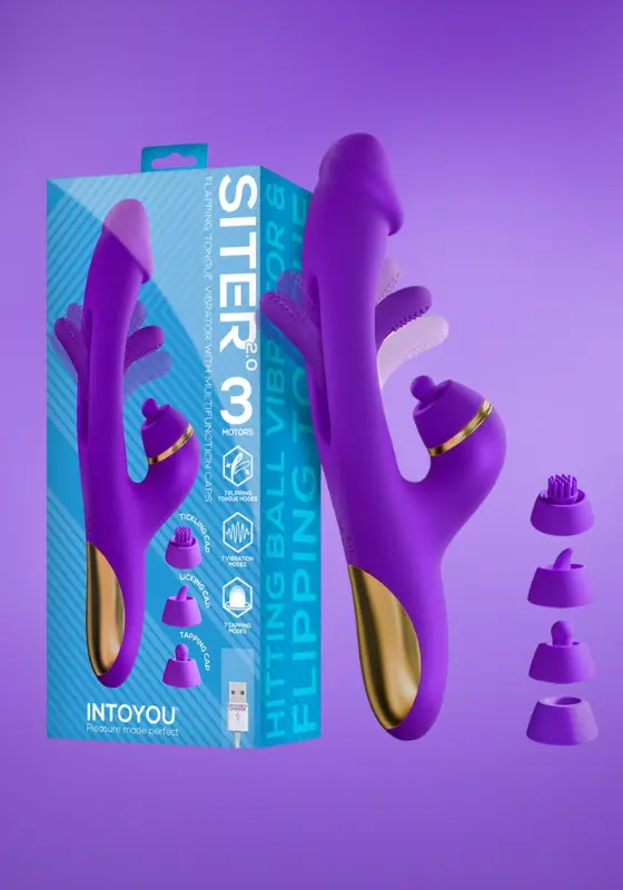 fbdxbhsrh-11-1774621091397.webp Intoyou Siter 2.0 - Akkus csiklóvibrátor mozgó szárral - Image 1