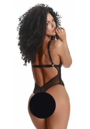 Demoniq LXMireia001 - Áttetsző fekete body - Image 4