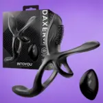 Intoyou Daxer - Dupla péniszgyűrű csiklóstimulátorral