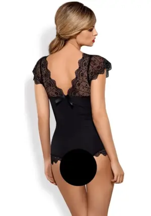 Obsessive Moketta - Csipkés body (fekete) - Image 7