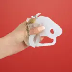 You2Toys - Peniscage - szilikon péniszketrec (fehér)