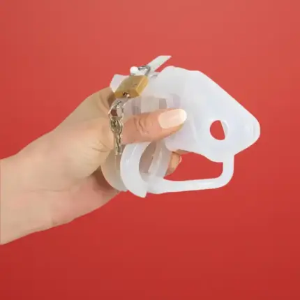 You2Toys - Peniscage - szilikon péniszketrec (fehér)