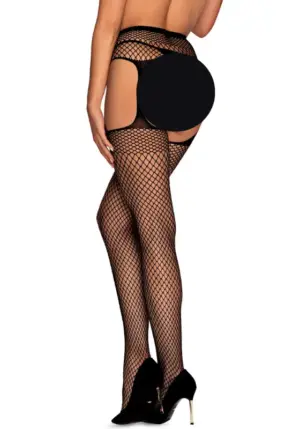 Obsessive S815 - Nyitott necc harisnya S/M/L - Image 3