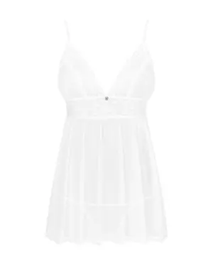 Obsessive Heavenlly - Fehér babydoll bugyival - Image 3