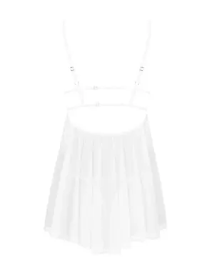Obsessive Heavenlly - Fehér babydoll bugyival - Image 4
