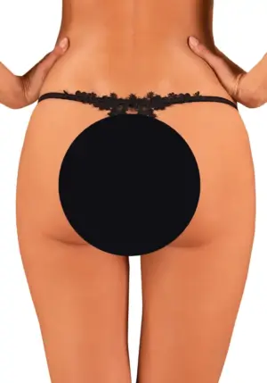 Obsessive Celia Noir - Fekete bugyi XS/S - Image 2