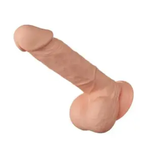 Baile Beautiful - Natúr dildó herékkel (21.8cm) - Image 3