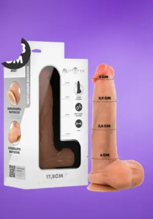 Mr. Intense Bruce - Realisztikus dildó (17,8cm)