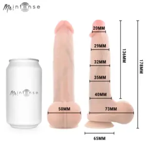 Mr. Intense Bruce - Realisztikus dildó (17,8cm) - Image 4